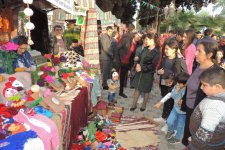 Флаги Азербайджана, Карабахские скакуны и военнослужащие (ФОТО)