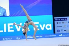 В Баку продолжаются финальные соревнования Международного турнира по художественной гимнастике AGF Junior Trophy (ФОТОРЕПОРТАЖ)
