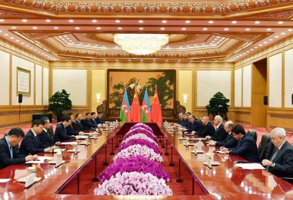 В Пекине состоялась встреча Президента Ильхама Алиева с Председателем КНР Си Цзиньпином (ФОТО)
