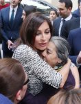 Первый вице-президент Мехрибан Алиева встретилась с вынужденными переселенцами (ФОТО)
