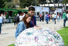 Болельщики Гран При Формулы 1 SOCAR Азербайджан на Бакинском бульваре (ФОТО)