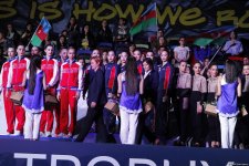 В рамках Кубка мира в Баку состоялась церемония награждения групповых команд по итогам многоборья (ФОТО)