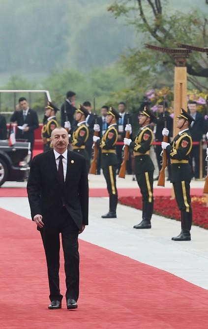 Президент Ильхам Алиев принял участие в Международном форуме сотрудничества «Один пояс, один путь» в Пекине (ФОТО)