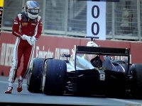 Еще одна авария на гонке F2 в Баку (ФОТО)