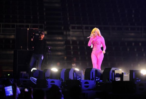 В Баку по завершении Гран-при Формулы 1 была организована развлекательная программа