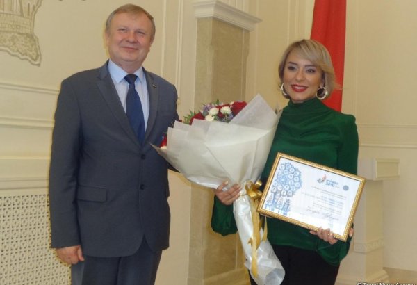 Тунзале Агаевой вручили сертификат Звездного посла II Европейских игр - 2019 в Минске (ФОТО)