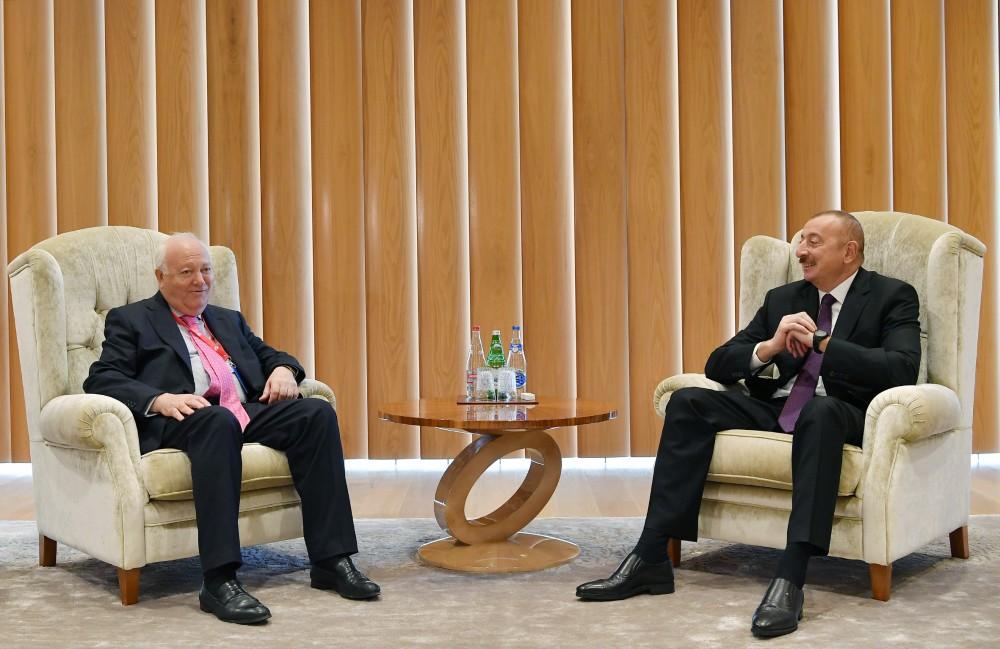 Президент Ильхам Алиев принял Верховного представителя Альянса цивилизаций ООН (версия 2)
