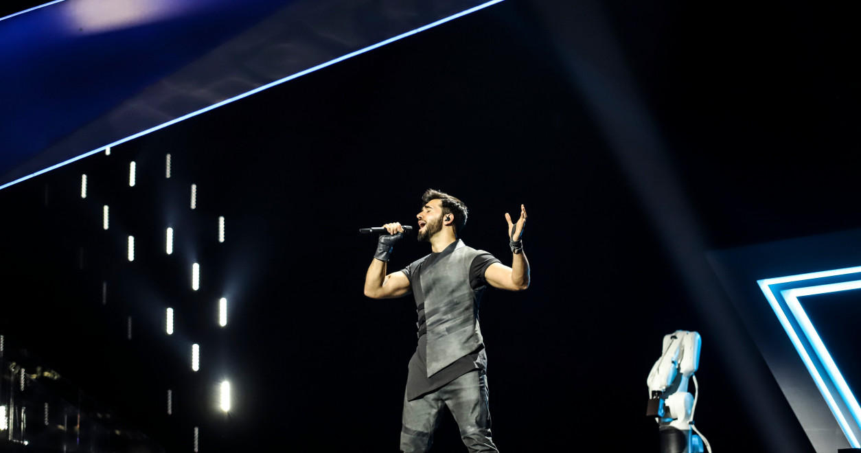 Роботы на сцене: первая репетиция Чингиза Мустафаева на "Евровидении 2019" (ФОТО, ВИДЕО)