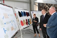 Президент Ильхам Алиев и Первая леди Мехрибан Алиева приняли участие в открытии Гобустанского регионального пункта заготовки шерсти и красильных растений ОАО "Азерхалча" (ФОТО)