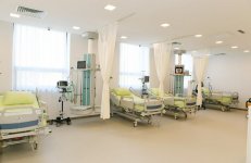 Президент Ильхам Алиев и Первая леди Мехрибан Алиева приняли участие в открытии Гобустанской районной центральной больницы (ФОТО) (версия 2)