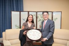 Вице-президент Фонда Гейдара Алиева Лейла Алиева встретилась в Пекине с заместителем главы МИД Китая (ФОТО)