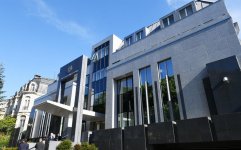 Президент Ильхам Алиев принял участие в открытии нового здания посольства Азербайджана в Бельгии (ФОТО)