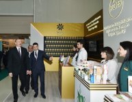 Президент Ильхам Алиев ознакомился с международными выставками WorldFood Azerbaijan и Caspian Agro (ФОТО) (версия 2)
