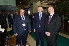 Президент Ильхам Алиев ознакомился с международными выставками WorldFood Azerbaijan и Caspian Agro (ФОТО) (версия 2)