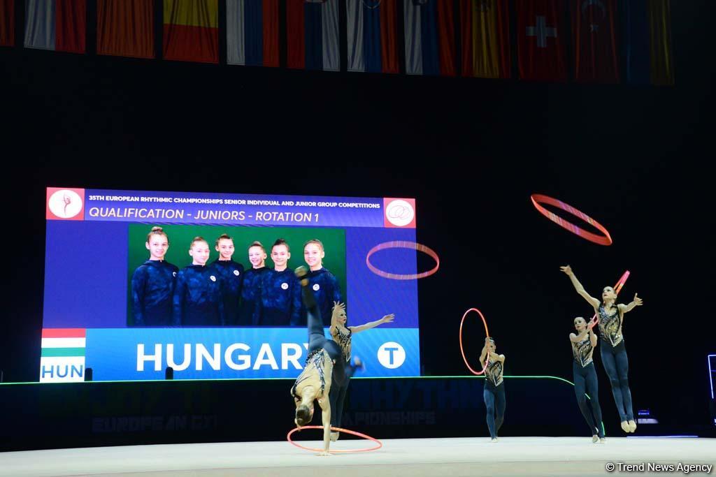 В Баку стартовал Чемпионат Европы по художественной гимнастике (ФОТО)