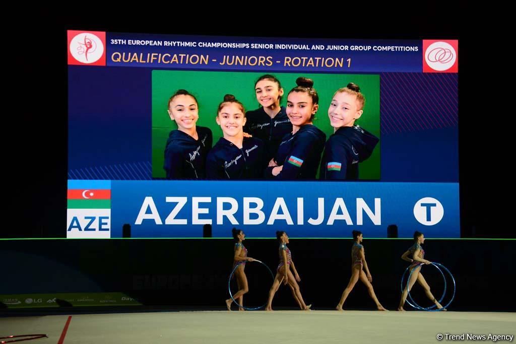 В Баку стартовал Чемпионат Европы по художественной гимнастике (ФОТО)