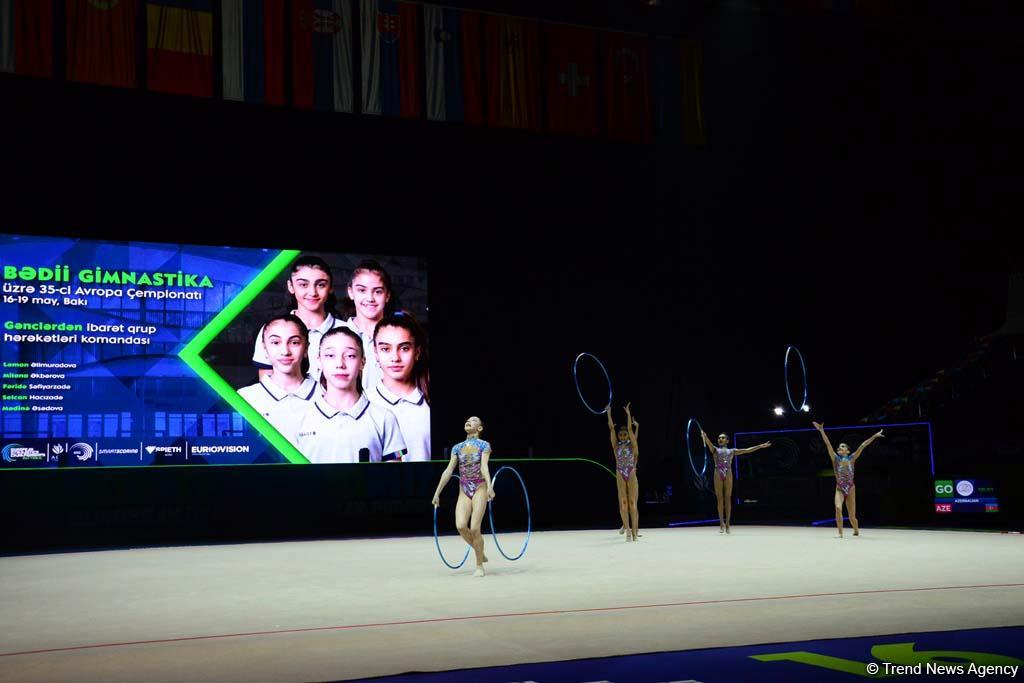 В Баку стартовал Чемпионат Европы по художественной гимнастике (ФОТО)