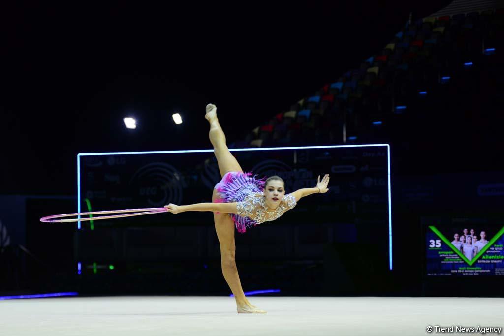 В Национальной арене гимнастики в Баку продолжаются соревнования Чемпионата Европы (ФОТО)