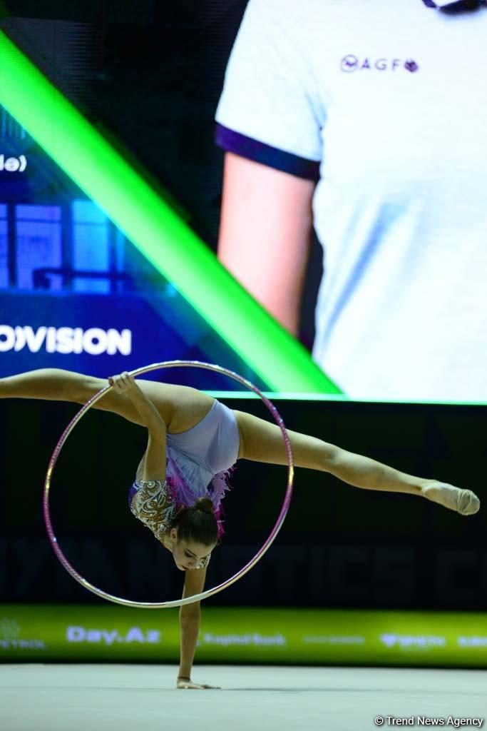 В Национальной арене гимнастики в Баку продолжаются соревнования Чемпионата Европы (ФОТО)