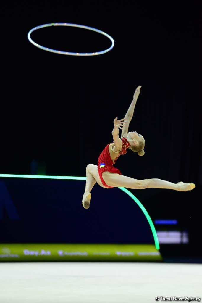 В Национальной арене гимнастики в Баку продолжаются соревнования Чемпионата Европы (ФОТО)