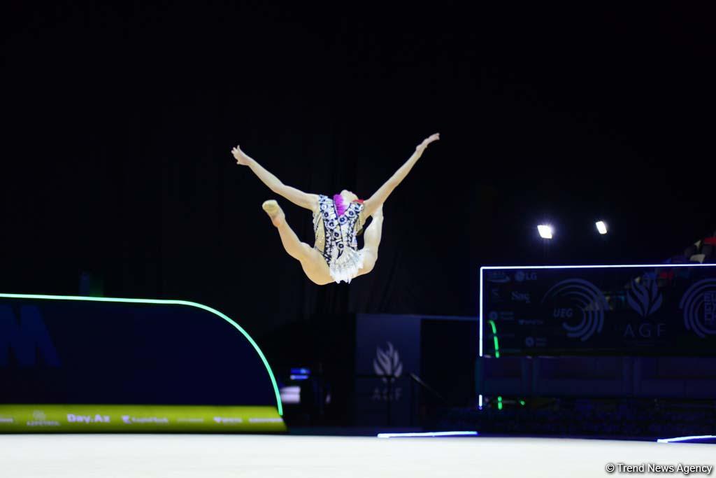 В Национальной арене гимнастики в Баку продолжаются соревнования Чемпионата Европы (ФОТО)