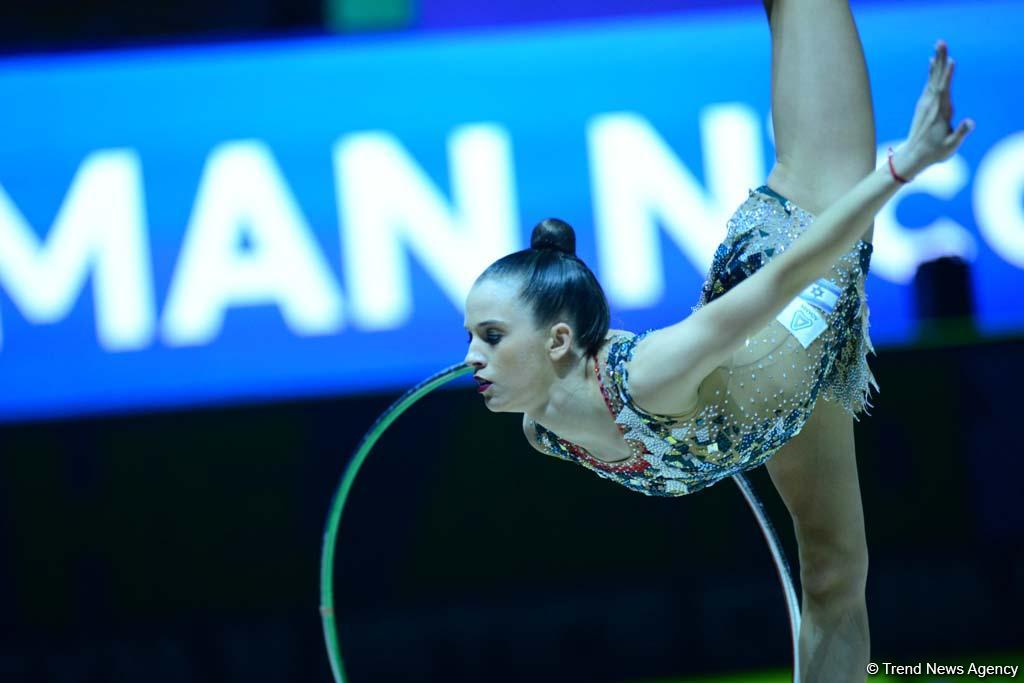 В Национальной арене гимнастики в Баку продолжаются соревнования Чемпионата Европы (ФОТО)