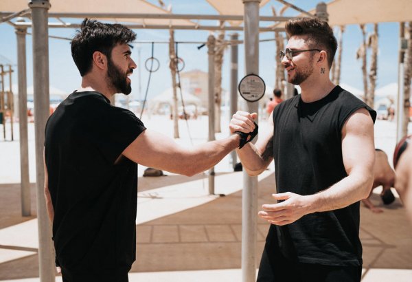 Чингиз Мустафаев и Сергей Лазарев "качаются" в Израиле (ВИДЕО,ФОТО)