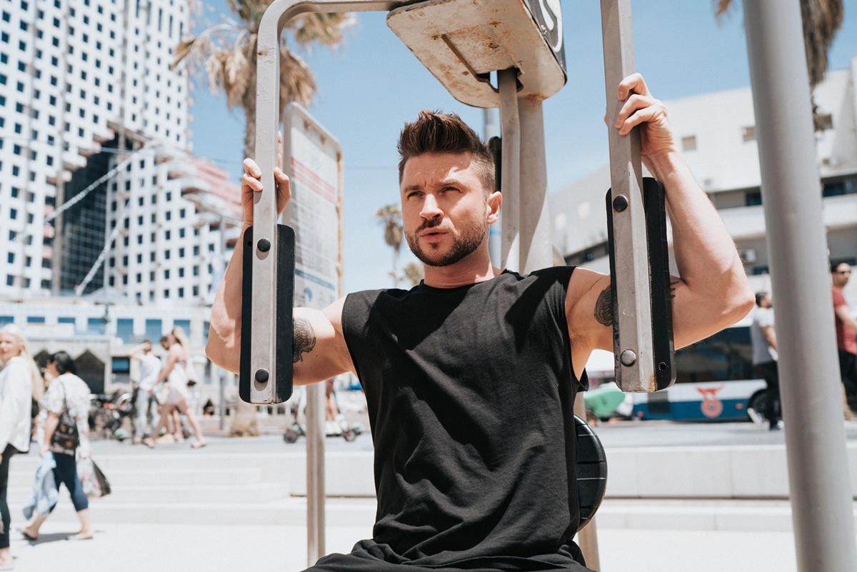 Чингиз Мустафаев и Сергей Лазарев "качаются" в Израиле (ВИДЕО,ФОТО)