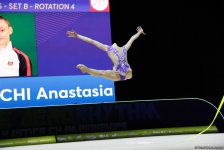 В Национальной арене гимнастики в Баку продолжаются соревнования в рамках третьего дня Чемпионата Европы (ФОТО)