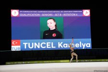 В Национальной арене гимнастики в Баку продолжаются соревнования в рамках третьего дня Чемпионата Европы (ФОТО)