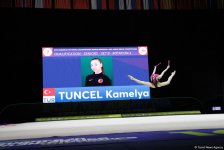 В Национальной арене гимнастики в Баку продолжаются соревнования в рамках третьего дня Чемпионата Европы (ФОТО)