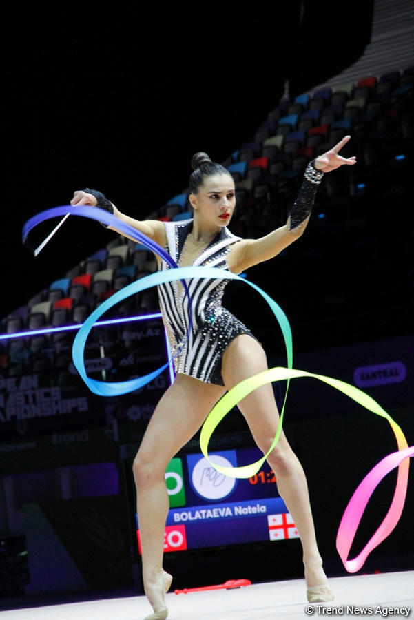 В Баку стартовал третий день соревнований 35-го Чемпионата Европы по художественной гимнастике (ФОТО)