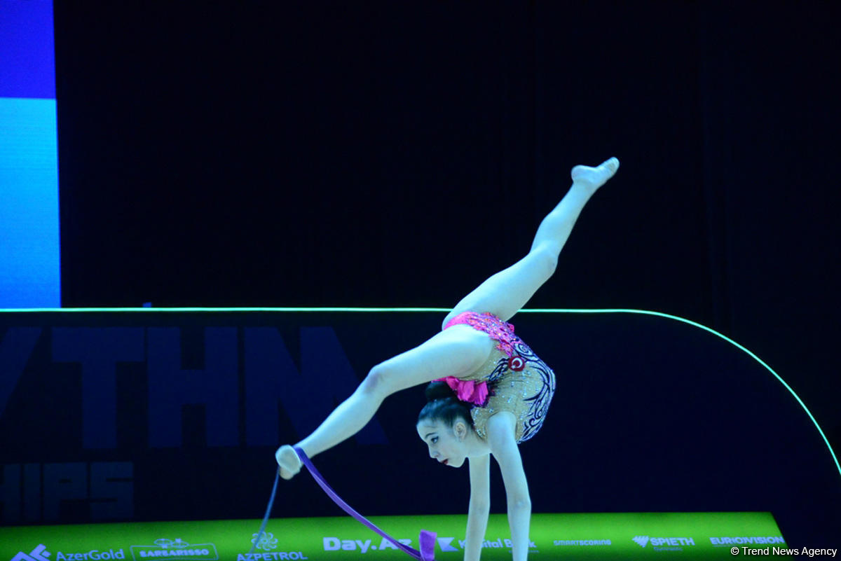В Баку стартовал третий день соревнований 35-го Чемпионата Европы по художественной гимнастике (ФОТО)
