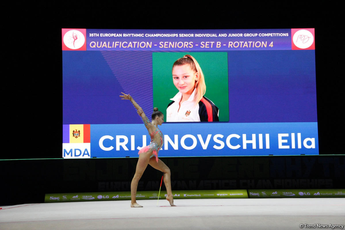В Национальной арене гимнастики в Баку продолжаются соревнования в рамках третьего дня Чемпионата Европы (ФОТО)
