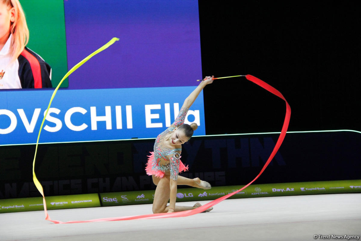 В Национальной арене гимнастики в Баку продолжаются соревнования в рамках третьего дня Чемпионата Европы (ФОТО)