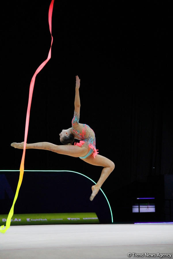 В Национальной арене гимнастики в Баку продолжаются соревнования в рамках третьего дня Чемпионата Европы (ФОТО)