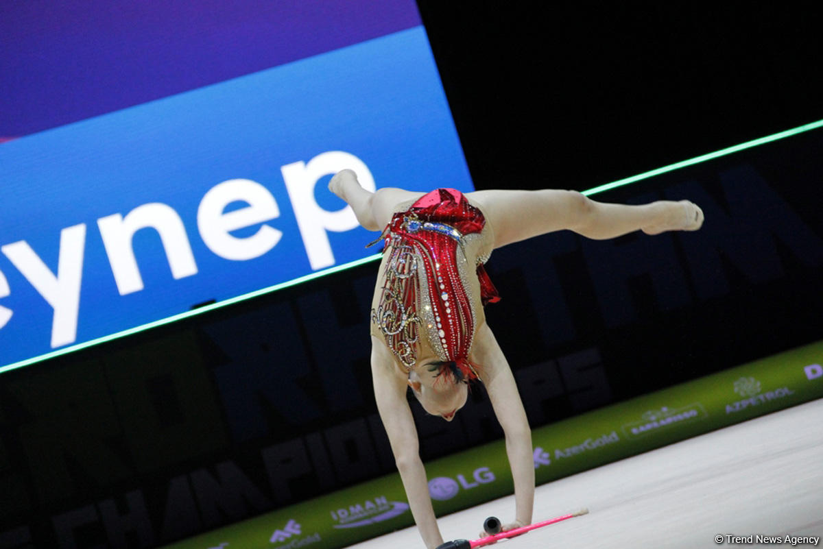 В Национальной арене гимнастики в Баку продолжаются соревнования в рамках третьего дня Чемпионата Европы (ФОТО)