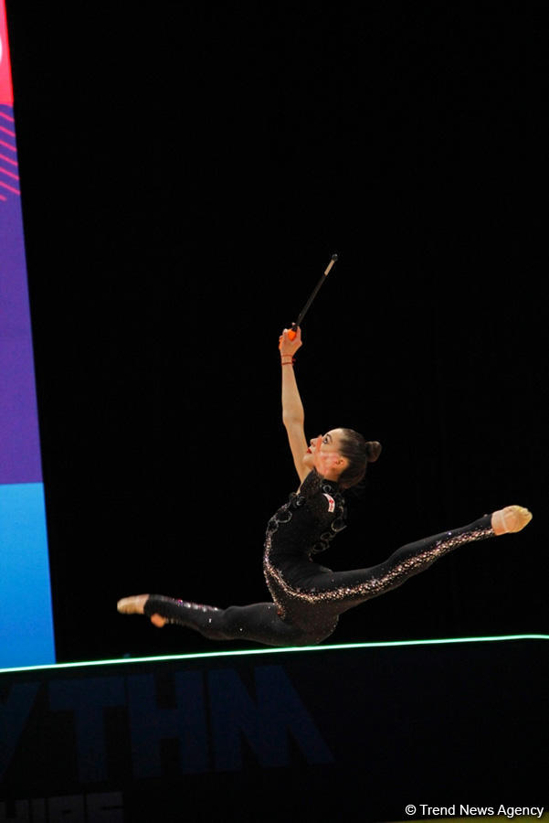 В Национальной арене гимнастики в Баку продолжаются соревнования в рамках третьего дня Чемпионата Европы (ФОТО)