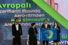 В Баку прошла церемония закрытия 35-го Чемпионата Европы по художественной гимнастике (ФОТОРЕПОРТАЖ)