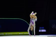 Продолжаются финальные соревнования Чемпионата Европы по художественной гимнастике в Баку (ФОТО)