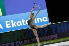 Лучшие моменты финальных соревнований Чемпионата Европы по художественной гимнастике в Баку (ФОТО)