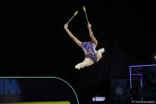 Лучшие моменты финальных соревнований Чемпионата Европы по художественной гимнастике в Баку (ФОТО)