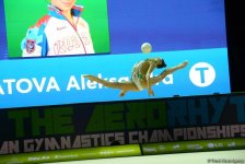 Лучшие моменты финальных соревнований Чемпионата Европы по художественной гимнастике в Баку (ФОТО)