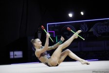 Лучшие моменты финальных соревнований Чемпионата Европы по художественной гимнастике в Баку (ФОТО)