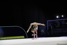 Лучшие моменты финальных соревнований Чемпионата Европы по художественной гимнастике в Баку (ФОТО)