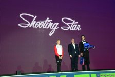 В Баку состоялась церемония награждения победителей Чемпионата Европы по художественной гимнастике в индивидуальной программе (ФОТО)