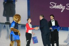 В Баку состоялась церемония награждения победителей Чемпионата Европы по художественной гимнастике в индивидуальной программе (ФОТО)