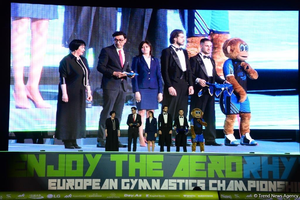 В Баку прошла церемония закрытия 35-го Чемпионата Европы по художественной гимнастике (ФОТОРЕПОРТАЖ)