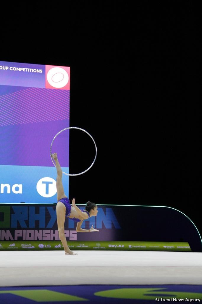 Продолжаются финальные соревнования Чемпионата Европы по художественной гимнастике в Баку (ФОТО)