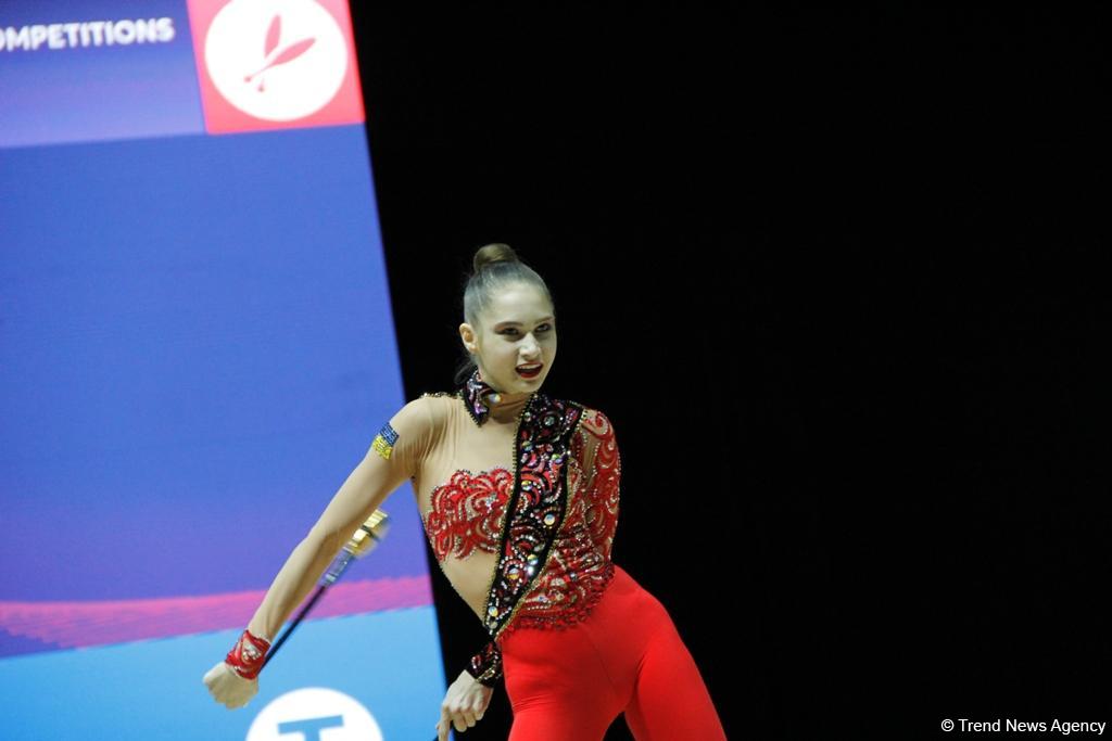 Лучшие моменты финальных соревнований Чемпионата Европы по художественной гимнастике в Баку (ФОТО)